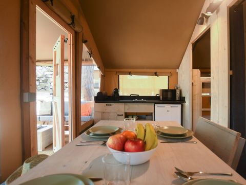 TENTE TOILE ET BOIS 4 personnes - Tente Medes