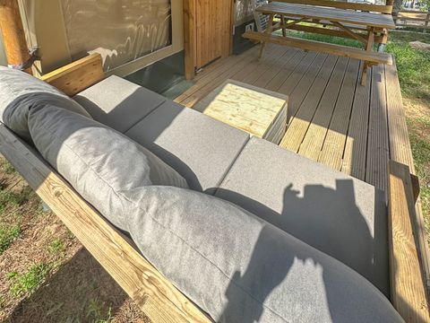 TENTE TOILE ET BOIS 4 personnes - Tente Medes