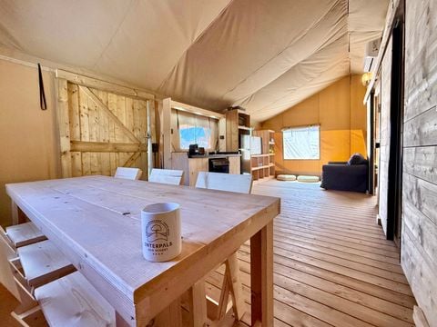 Tente en toile et en bois 5 personnes - Boutique Illa Roja