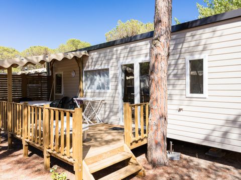 Mobilhome 6 personnes - Comfort XL | 3 Ch. | 6 Pers. | Terrasse surélevée | Clim.