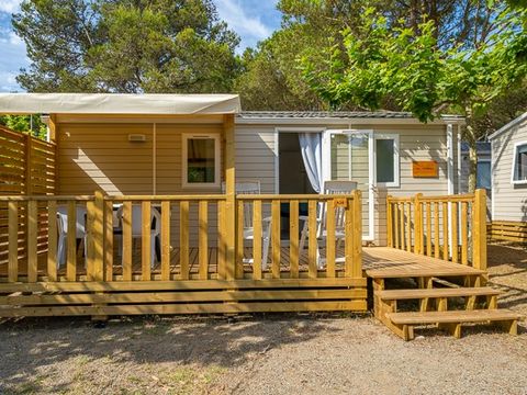 MOBILHOME 4 personnes - Comfort XL | 2 Ch. | 4 Pers. | Terrasse surélevée | Clim.