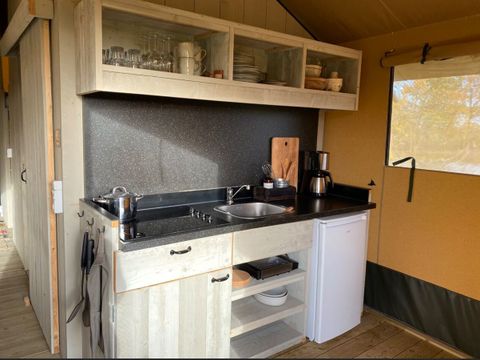 TENTE TOILE ET BOIS 2 personnes - Safari Tent