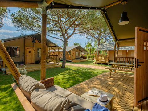 TENTE TOILE ET BOIS 2 personnes - Safari Tent