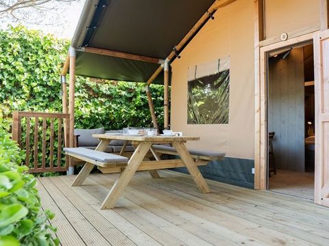 TENTE TOILE ET BOIS 2 personnes - Safari Tent