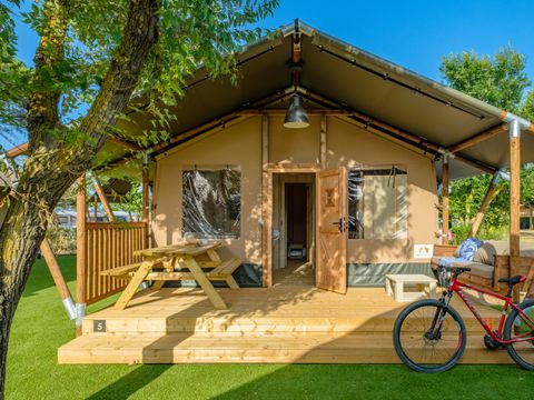 TENTE TOILE ET BOIS 2 personnes - Safari Tent