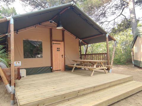TENTE TOILE ET BOIS 2 personnes - Safari Tent