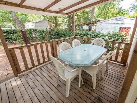 Mobilhome 6 personnes - Mobil-home | Premium | 3 Ch. | 6 Pers. | Terrasse Lounge | Clim.