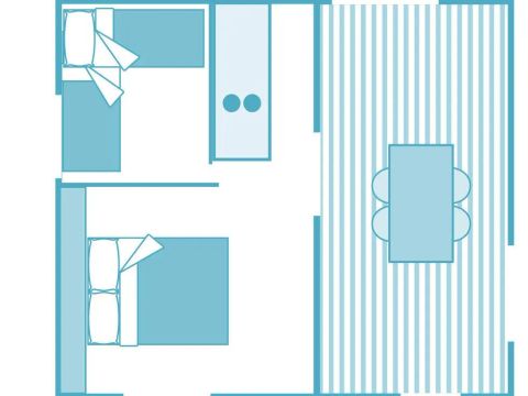 CHALET 5 personnes - Ciela Cabane 2 chambres