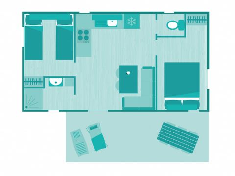 MOBILHOME 4 personnes - Ciela Confort