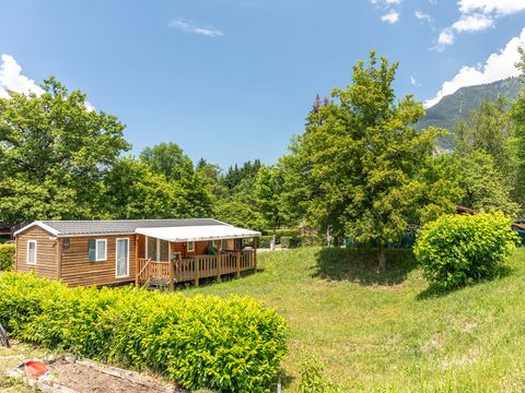 MOBILHOME 6 personnes - Standard 28m² - 3 chambres + TV + Terrasse + Climatisation