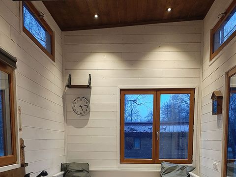 CHALET 4 personnes - Tiny House - mezzanine accessible par échelle de meunier