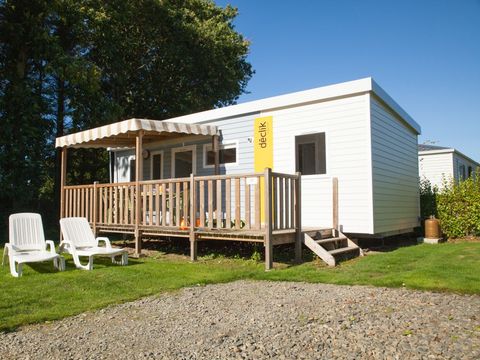 MOBILHOME 4 personnes - Confort 25m² (2 chambres) + terrasse semi-couverte 10m² + TV | 4 personnes