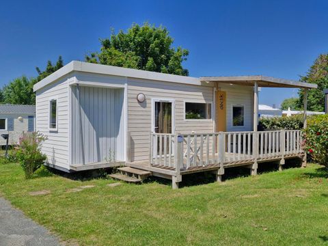 MOBILHOME 4 personnes - Confort 25m² (2 chambres) + terrasse semi-couverte 10m² + TV | 4 personnes