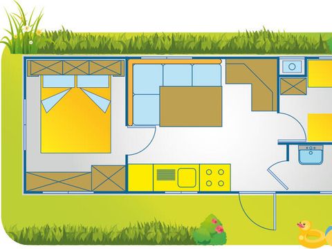 Mobilhome 4 personnes - Happy Easy - No hillside