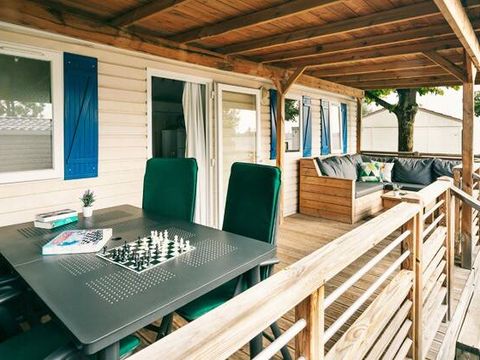 MOBILHOME 5 personnes - Premium | 2 Ch. | 5 Pers. | Terrasse Lounge | Clim.