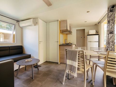 MOBILHOME 4 personnes - Premium | 2 Ch. | 4 Pers. | Terrasse | 1 SDB | Clim.