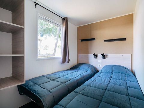 MOBILHOME 4 personnes - Premium | 2 Ch. | 4 Pers. | Terrasse | 1 SDB | Clim.