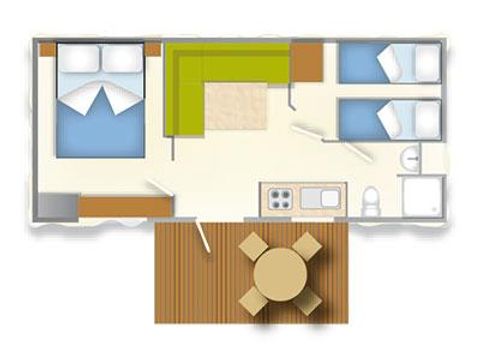 Mobilhome 4 personnes - BAIA COMFORT