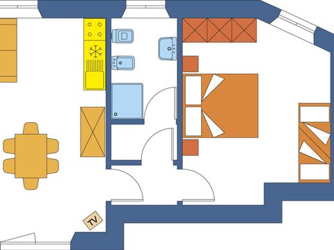 APPARTEMENT 6 personnes - GLICINE (rez-de-chaussée ou étage)