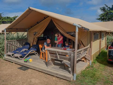 TENTE 5 personnes - Eco Lodge | 2 Chambres | Capacité 4-5 personnes | Sans Salle de bain