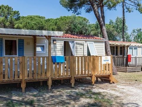 MOBILHOME 6 personnes - Comfort | 2 Chambres | Capacité 4-6 personnes | Terrasse semi-couverte | 1 Salle de bain | Climatisation