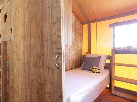 TENTE 4 personnes - Tente Safari | 2 Chambres | Capacité 3-4 personnes | Sans Salle de bain