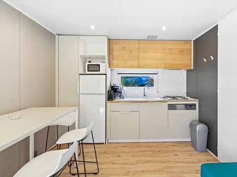 MOBILHOME 4 personnes -  Key West - 2 chambres - 2 salles de bains + TV + Spa