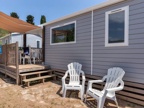 MOBILHOME 6 personnes - Comfort | 2 Ch. | 4/6 Pers. | Terrasse simple | Clim.