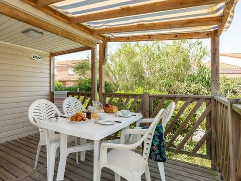 MOBILHOME 6 personnes - Comfort | 3 Ch. | 6 Pers. | Terrasse simple | Clim.