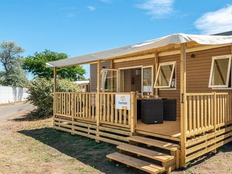 MOBILHOME 6 personnes - Premium | 2 Ch. | 4/6 Pers. | Terrasse Lounge | Clim. | TV
