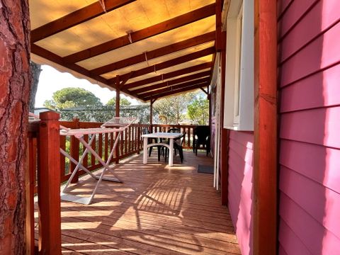 MOBILHOME 4 personnes - Comfort | 2 Ch. | 4 Pers. | Terrasse surélevée non couverte | Clim.