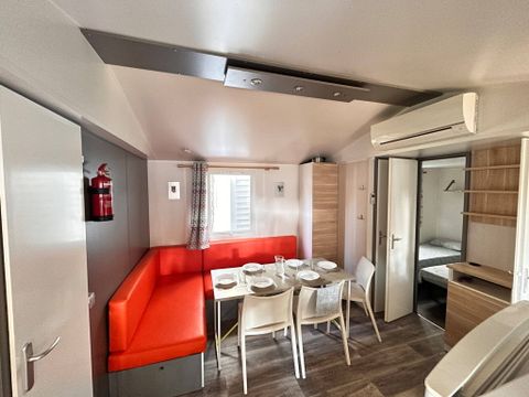 MOBILHOME 4 personnes - Comfort | 2 Ch. | 4 Pers. | Terrasse surélevée non couverte | Clim.