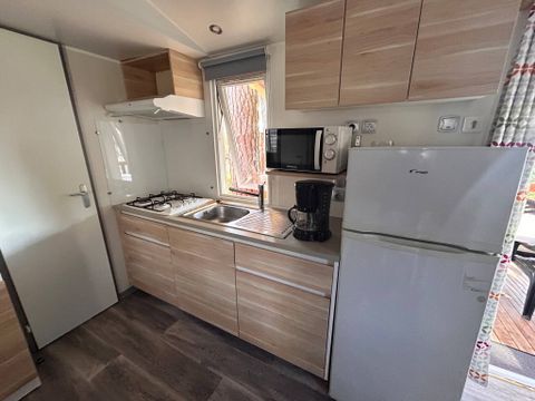 MOBILHOME 4 personnes - Comfort | 2 Ch. | 4 Pers. | Terrasse surélevée non couverte | Clim.