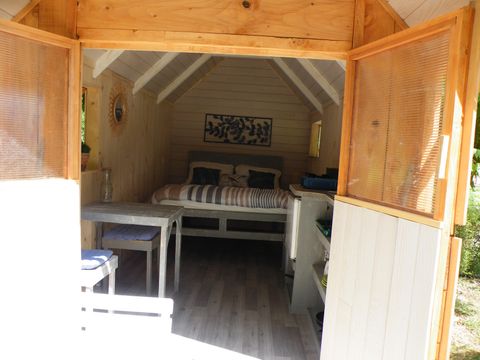 BUNGALOW 2 personnes - Cabane Roulotte 10 m² avec terrasse