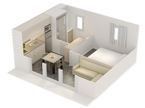 MOBILHOME 2 personnes - 1 chambre