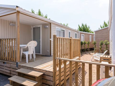 MOBILHOME 6 personnes - Comfort | 3 Ch. | 6 Pers. | Terrasse simple | Clim.