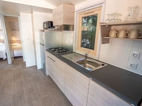 Mobilhome 4 personnes - Comfort XL | 2 Ch. | 4 Pers. | Terrasse surélevée | Clim.