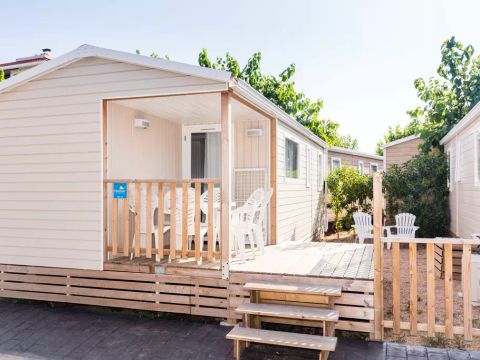 MOBILHOME 6 personnes - Mobil-home | Comfort | 2 Ch. | 4/6 Pers. | Terrasse simple | Clim.