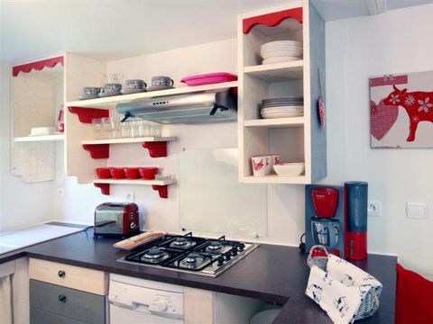 MOBILHOME 5 personnes - Cabane du Jura 35 m² - climatisé 5 pers