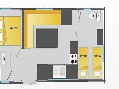MOBILHOME 5 personnes - CLASSIC