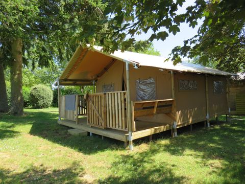 TENTE TOILE ET BOIS 5 personnes - KALAHARI sans sanitaires