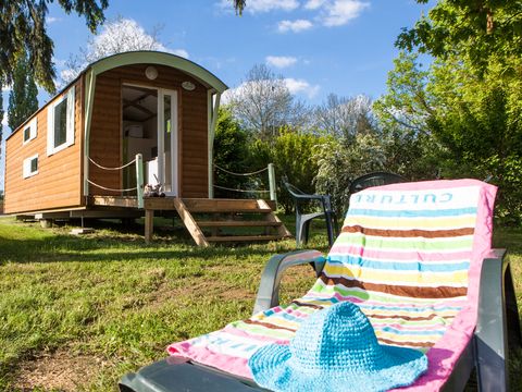 HÉBERGEMENT INSOLITE 4 personnes - Ciela Roulotte - 1 chambre - Salle de bain