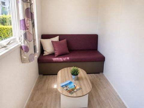 MOBILHOME 2 personnes - Privilège 1 ch. - Terrasse non couverte - 21 m2