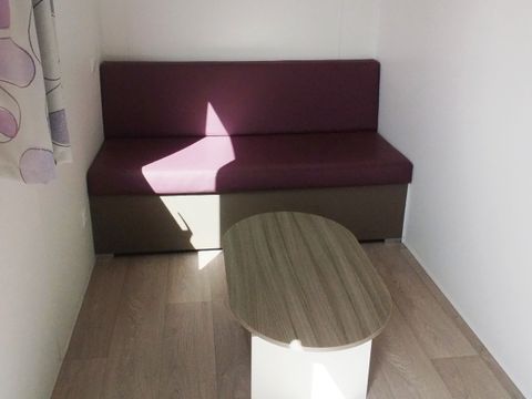 MOBILHOME 2 personnes - Privilège 1 ch. - Terrasse non couverte - 21 m2
