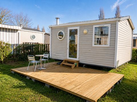 MOBILHOME 2 personnes - Privilège 1 ch. - Terrasse non couverte - 21 m2