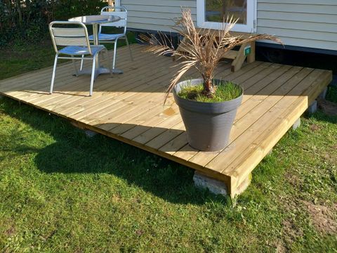 MOBILHOME 2 personnes - Confort 1 ch. - Terrasse non couverte - 20 m2