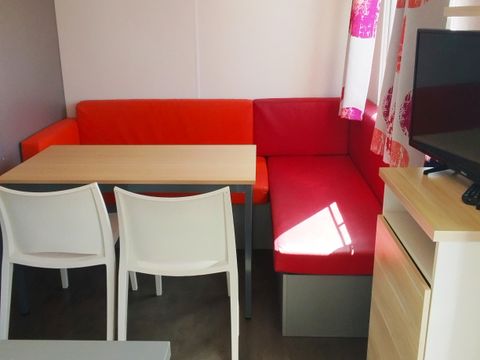 MOBILHOME 2 personnes - Confort 1 ch. - Terrasse non couverte - 20 m2