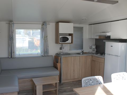 MOBILHOME 6 personnes - Privilège 3 ch. - Terrasse couverte - 35 m2