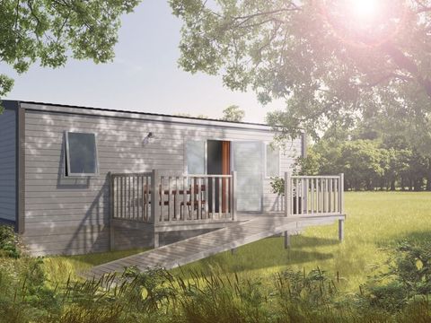 MOBILHOME 4 personnes - Mobil Home Confort 27m² (2 chambres) PMR + terrasse + TV