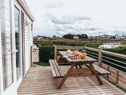 Mobilhome 4 personnes - Supérieur côté mer